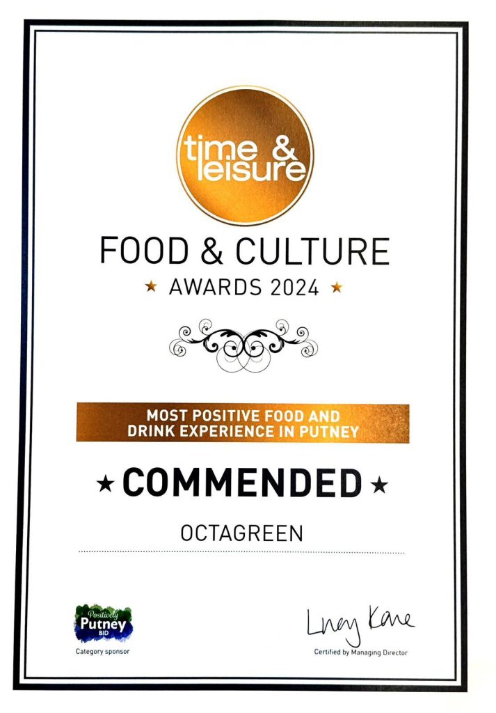 Most Positive Food and Drink Experience in Putney