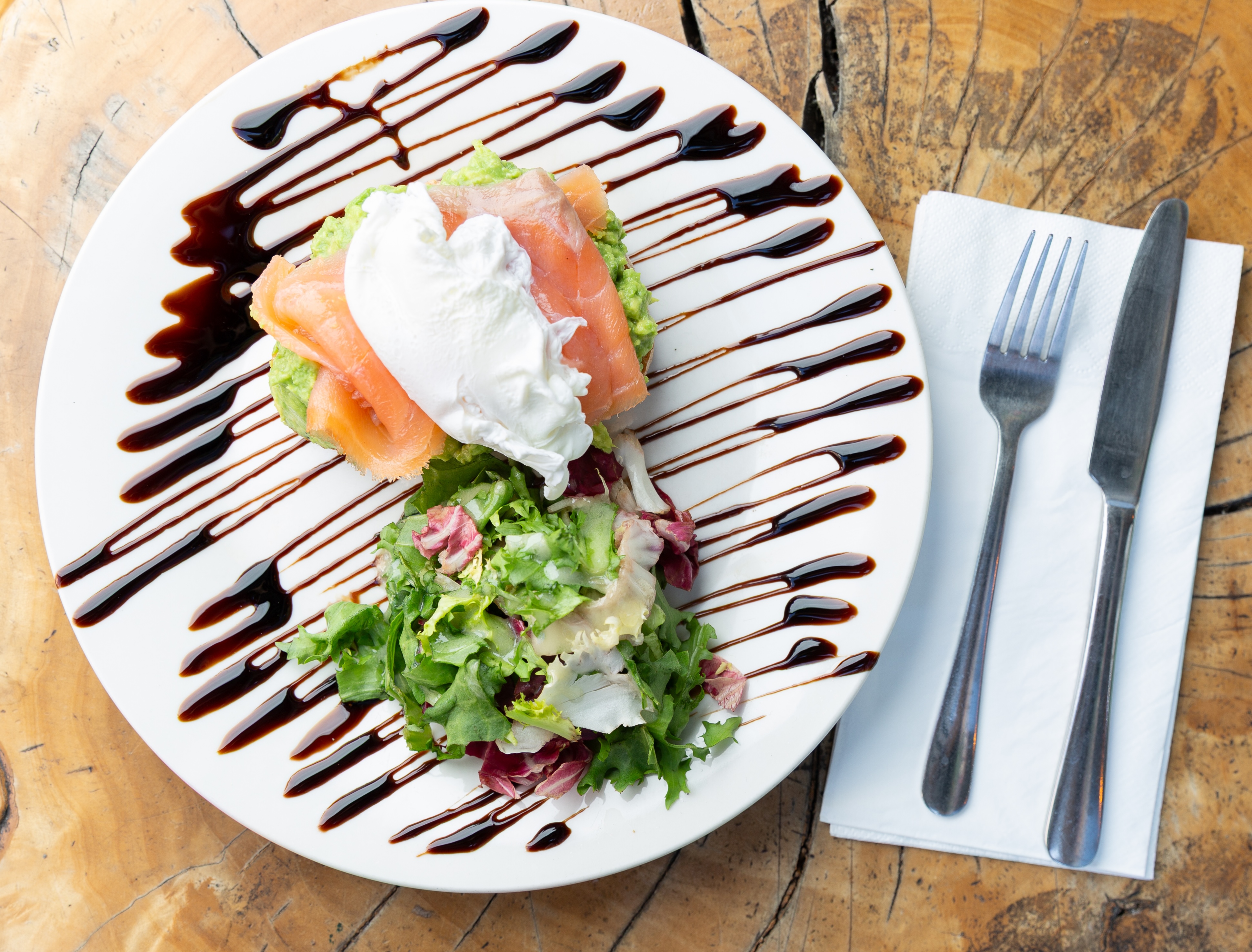 Fresh salmon preparation